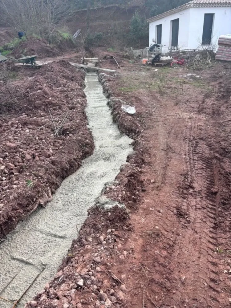Beton tranche